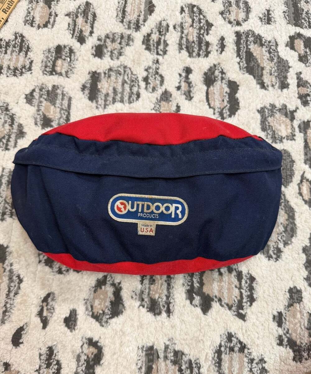 Vintage Outdoor Products Red and Blue Fanny Pack Waist Bag Made in USA